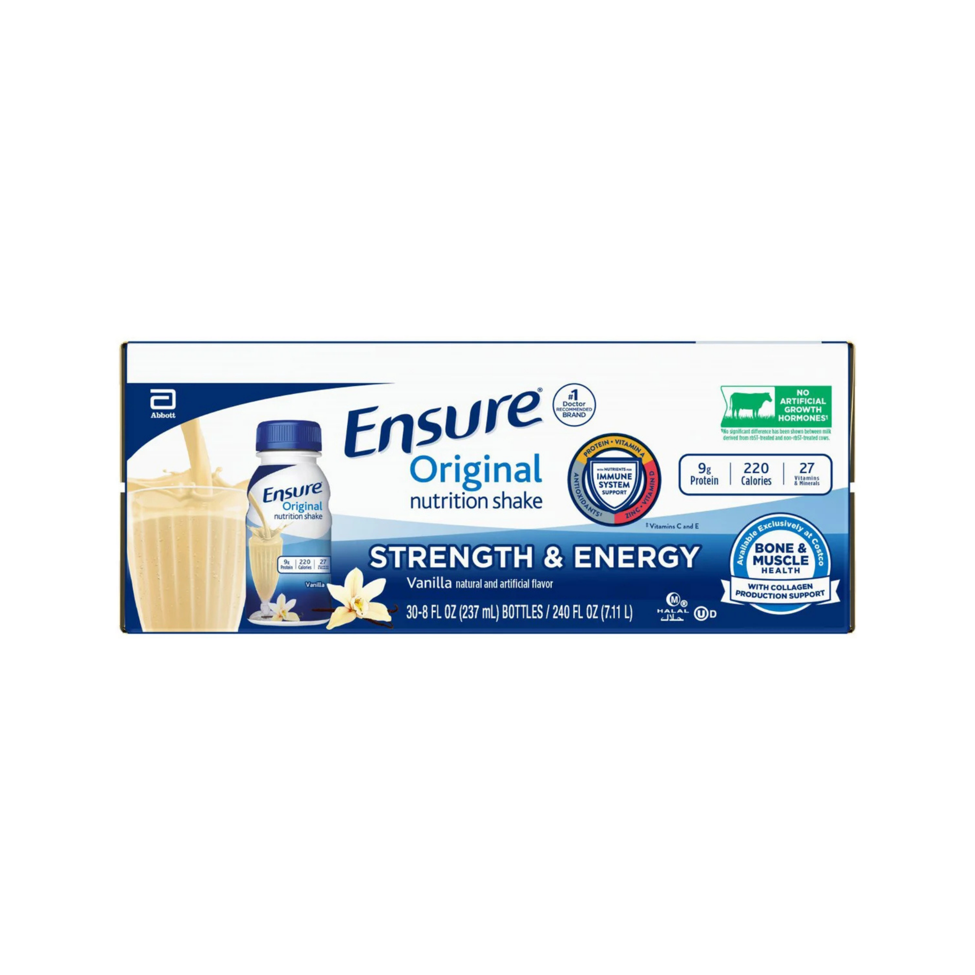 Ensure Original Nutrition Shake, 8 fl. oz, Vanilla (Expiry Date: August 01, 2025)